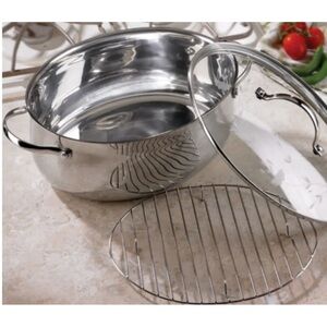 princess house steel casserole pans 18/10 6 quartz